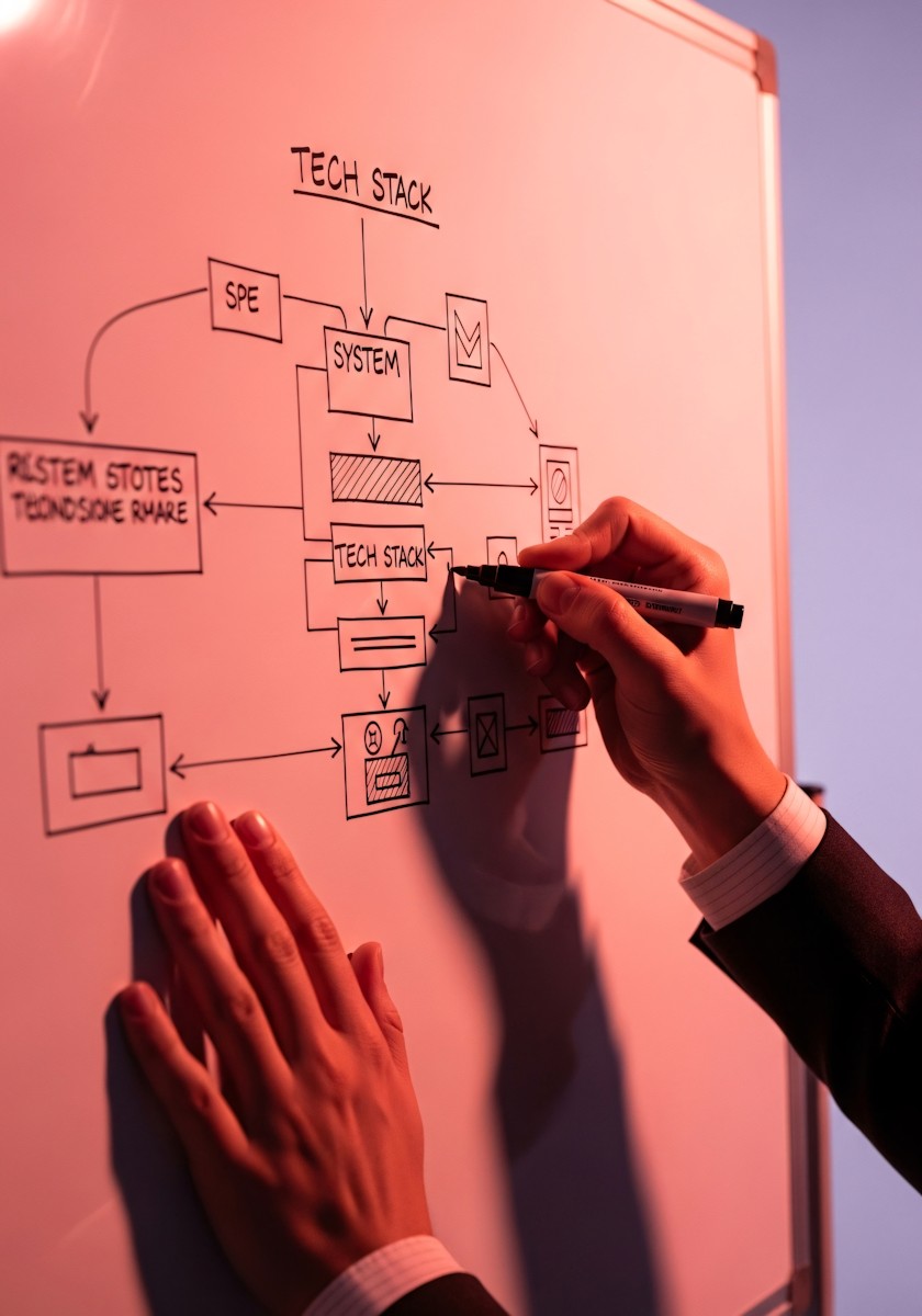 Marketing strategy flowchart